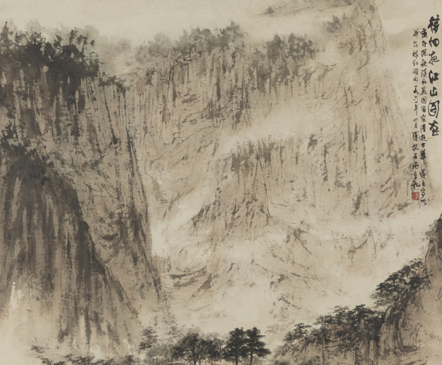 《待細(xì)把江山圖畫》100×111.5cm，1961年
